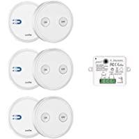 Los mejores  - Interruptor de luz con mando a distancia (tres mandos a distancia con un receptor).